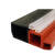 硅胶方管防护套四方形密封条耐高温橡胶方管正方形空心机械耐老化 深桔红色 方管-14