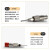 贝傅特 点胶机针头 工业用50mm加长空心单管平口精密不锈钢出胶针 20G-50MM(12个装） 