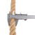 金诗洛 KSL242 麻绳 捆绑绳 打包绳 手工编织绳子 长度可定制 35mm*50m