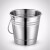 JN JIENBANGONG 不锈钢收纳桶 不锈钢小冰桶啤酒桶冰粒桶香槟桶冰块收纳水桶 2.5L冰块收纳桶150*175*120mm
