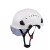 希万辉 护目安全帽建筑工程国标加厚冬季透气攀岩头盔A 荧光黄SF06-带护目镜款