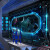 西里尔科幻风太空舱装饰壁纸VR电竞馆房间3D装修未来科技感装饰背景墙纸 糯米胶和工具(一套)