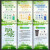 赫思迪格 HGJ-604 垃圾分类宣传画 环境保护海报贴纸定制 40*60cm 生活垃圾分类指引