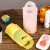 贝傅特 彩色手提袋 奶茶店打包袋子商用外卖一次性饮料包装袋 整包50个 磨砂8丝粉色