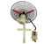 顶卓电气（DINZOO）防爆工业牛角扇餐厅壁式挂式电风扇调速摇头扇 FB/BTS-600壁挂式380V