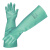 赛立特安全RNU22-18丁腈防化学防护手套无内衬45cm长款防化手套 绿色 9#