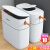 迈恻亦垃圾桶厕所卫生间2023厨房夹缝自动打包大容量纸桶 自动打包隐私桶*2+135只垃