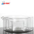  结晶皿具嘴平底皿 实验室用玻璃结晶皿器皿耐高温 直径125mm，3个