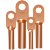 筑华工品 国标铜鼻子纯铜接线端子 一个价 国标铜鼻子SC10 平方纯铜接线端子