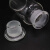 玛仕福 玻璃广口试剂瓶 加厚密封磨砂大口试剂样品瓶 透明60ml 