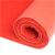 3G 丝圈地垫 防滑喷丝地垫 脚垫 防尘迎宾垫厚16mm*宽1.2m*长18m 大红色 企业定制