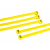 飞尔（FLYER）自锁式扎带  桌面理线束线捆扎绑带  黄色  非标 100×1.9mm 1000条