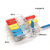 浙简固定 快速接线端子PCT系列 电源线 并线分线软硬线 多进多出 LT-623透明(二进六出)(10个)