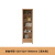 秋佳实木书架北欧橡木书柜置物架展示柜子简约书房多尺寸 原木色550*320*1900MM门