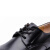 美步 正装职业皮鞋男士商务鞋黑色百搭系带经典时尚配发制式鞋子GA-10男单 黑色 47#