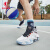 乔丹QIAODAN破影2代篮球鞋男鞋中帮实战战靴夏新款耐磨减震球鞋 乔丹白黑色（112A） 40.5