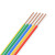 竹江 国标铜芯电线电缆单芯多股软线BVR*2.5平方电线100起批 黄绿色