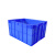 周转箱长方形大号带盖储物收纳盒子养龟箱胶箱塑料筐物流胶框加厚 14号箱蓝色(605*430*120) 无盖
