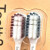 卡尼尔（GANER）卡尼尔牙刷优品标准螺旋超细刷丝软毛牙刷Y77成人牙刷 3套6支