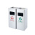 庄太太【A8D分类垃圾桶】不锈钢分类垃圾桶环保可回收不可回收果皮箱户外室内物业二分双筒