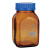 SIMAX透明丝口瓶蓝盖试剂瓶玻璃宽大口方形瓶1002505001000ml 棕色1000ml 大口方形