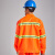 卡宝兰 环卫套装园林绿化市政道路养护物业保洁春秋劳保服长袖 环卫套装 XL（170-175CM） 