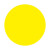 鸣固 彩色圆点标签 圆形颜色标贴分类标记贴 不干胶自粘标签贴 直径20mm 黄色3000贴