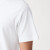 无印良品 MUJI 男式 印度棉天竺编织 V领短袖T恤 ABA02A0S 白色 M