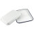 玛仕福 搪瓷托盘 白色实验室化工消毒盘 方形盘 单个20*30cm 加厚平底 