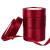 威厉固得 酒红色丝带 涤纶缎带彩带红丝带红绸带 12mm×100y