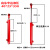 2吨液压油缸双向升降重型HSG40微型 单缸手动液压缸小型电动缸径 40*25*350 2吨推力 16MPA
