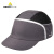 代尔塔 符合人体工程学帽式防撞击头盔TPE 灰色-黑色 KAIZIGRSH 102250-GR