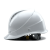 伟光(WEIGUANG)ABS高强度透气安全帽  工地建筑工程 电力绝缘 领导监理头盔 白色透气款 旋钮式调节