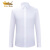 金盾（KINDON）纯色衬衫男 商务正装舒适棉质休闲长袖男士白衬衣 J02121 白色平纹款 2XL