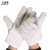 工品库双层帆布手套工厂电焊劳保用品加厚防护工作手套
