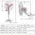 防爆摇头扇T F-00落地式600壁挂式70防爆风扇0牛角扇0 FB-00壁式0带调速