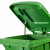 兰诗（LAUTEE）LJT2215 绿色分类脚踏100L垃圾桶 大号垃圾桶