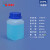 化科 实验室用 大口塑料分装方形瓶 固体粉末瓶包装瓶试剂瓶 250ml半透明-蓝盖款配内盖20个