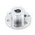 法兰联轴器内径可选带键槽优质6061高强度铝合金全向轮麦轮凸缘 内径5mm不带键槽