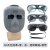 谋福（CNMF）电焊面罩头戴式脸部面具电焊面屏烧焊氩弧焊电焊眼镜 (灰色电焊面罩BX+透明+灰+黑色眼镜+绑带 )