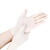 捷诺立(JNL) N11087一次性橡胶手套 无粉麻指常规舒适型乳胶手套 检查用丁腈手套 100只装M码-WQ