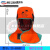 橙央火狐狸23-6690电焊帽阻燃焊工帽防烫 23-6680z焊接披肩头套 QH-2020加肥加长款