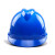 伟光安全帽YD-V 新国标V型ABS 工地建筑工程施工 领导监理 防砸抗冲击头盔 蓝色 1顶