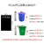 大黑塑料垃圾袋60环卫特大号物业80商用100餐饮90加厚110 90*110平口500个厚4.5丝整袋装 加厚