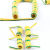 1单芯黄绿双色线弹簧线接地线伸缩线1.52.5平方纯铜电源线弹弓线 1芯1.5平方拉伸3.0米