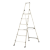 日本长谷川梯子欧标超强承重人字梯超宽天板扶手家用梯工程梯折叠铝合金装修梯子TTB TTB-18