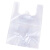 蓓尔蓝WAB0354白色透明食品塑料袋一次性手提背心包装袋20*31（100个）加厚