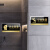 冰禹 BYaf-1503 亚克力警示牌门牌 办公室科室提示牌部门标识标志牌 24.5*12cm  电梯