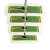 海斯迪克 HKXJ-12 清洁工具 平板拖把尘推排拖 商超工厂棉线拖布平拖宽长地拖 草绿布40cm替换布