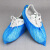 蓓尔蓝 QT020 一次性鞋套 加厚无纺布防滑机房成人学生脚套 新料500g深蓝（100只装）